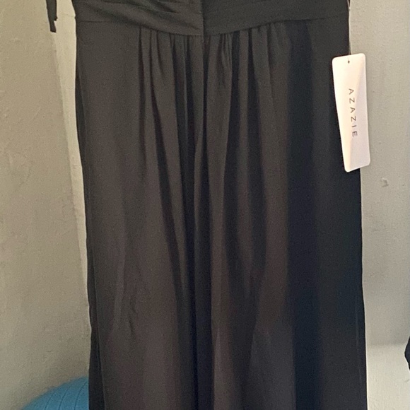 Custom made black Azazie bridesmaid dress. - Picture 10 of 10